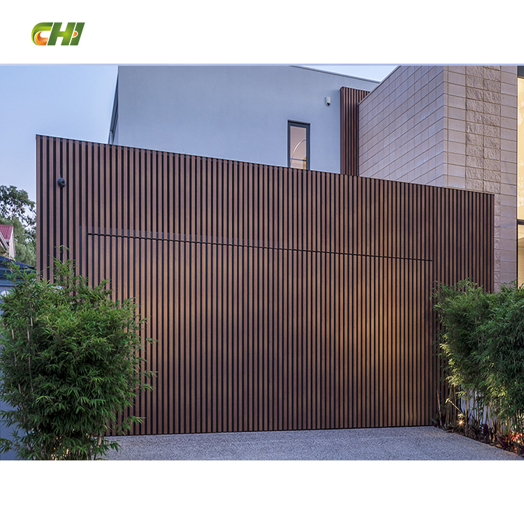 Chi Australia 16FT Aluminum &amp; Steel Panels Flush Mount Cladding Durable Overlay Garage Door