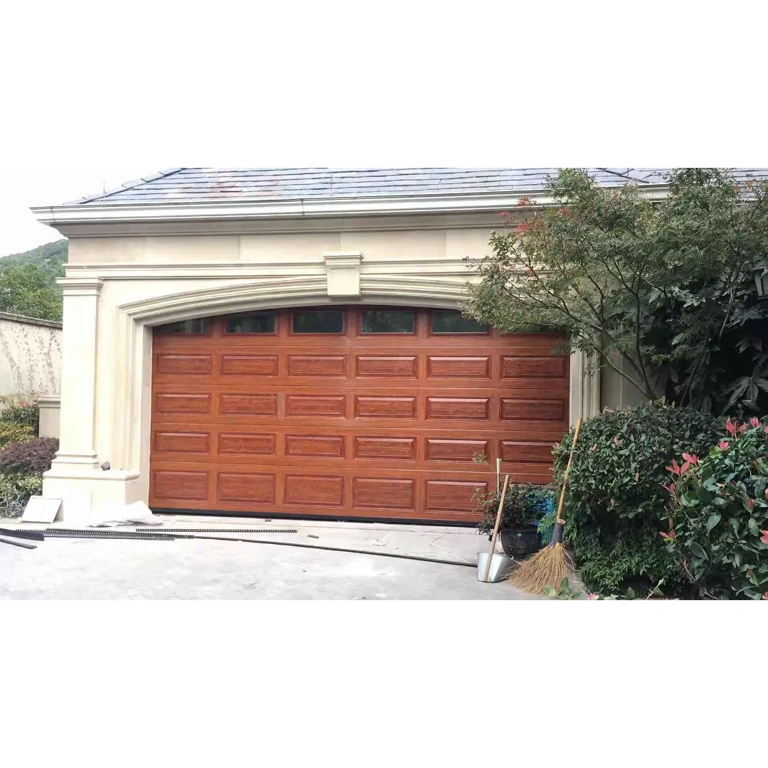 Electric Garage Doors: Flat Steel Design with Obstacle Stop Features