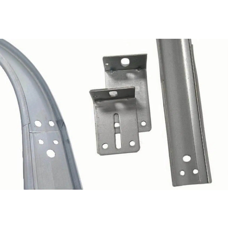 Universal Garage Door 12" Horizontal Track Radius Flag Brackets 1"-2" Doors
