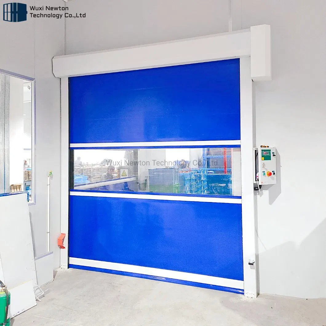 Exterior High Speed Roll up Shutter Door Industrial Insulated Automatic PVC Sheet Roller Shutters Doors