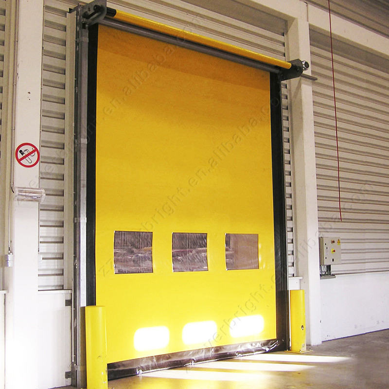 New Style PVC Fabric High Speed Garage Door Roll up Sheet Industrial Door
