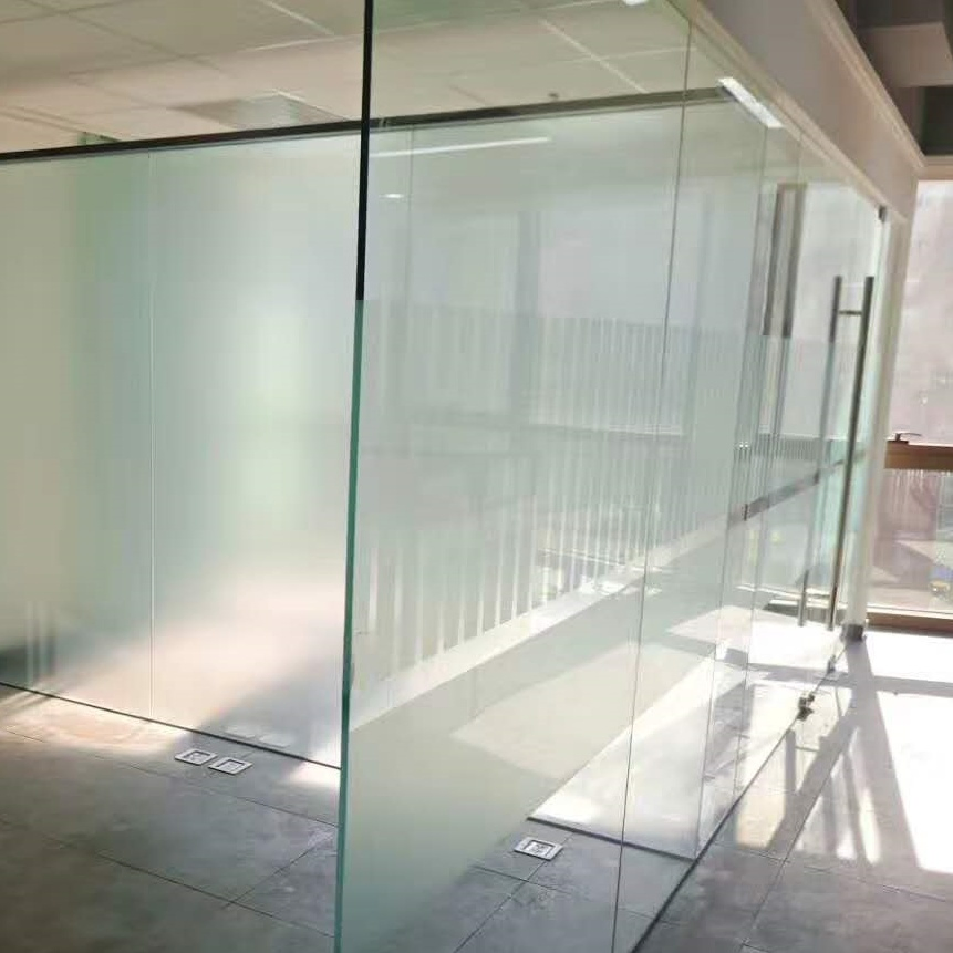 Wholesale Price Customized Size 2100*900mm Clear/Frosted Tempered Glass Door