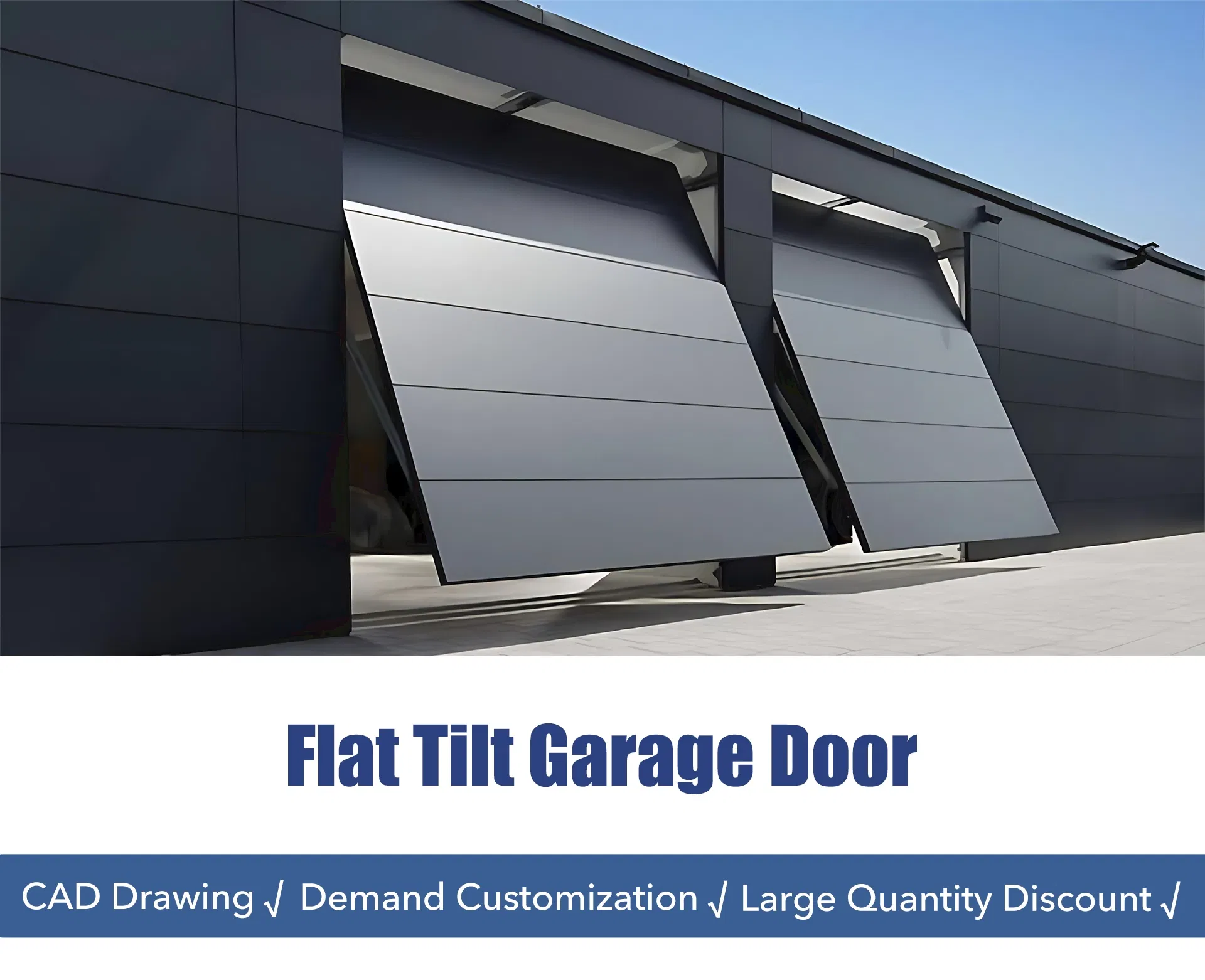 Automatic Overhead Lifting Garage Door