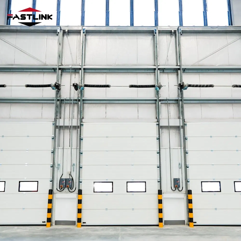 Fastlink Aluminum Overhead Automatic Panellift Commercial Grarage Insulated Sectional Doors