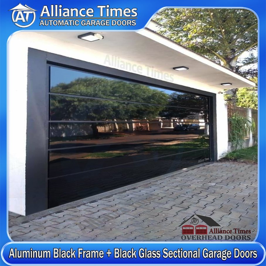 Elegant Tempered Glass Integrity Heritage Roll up Garage Doors with Durable Aluminum Frame
