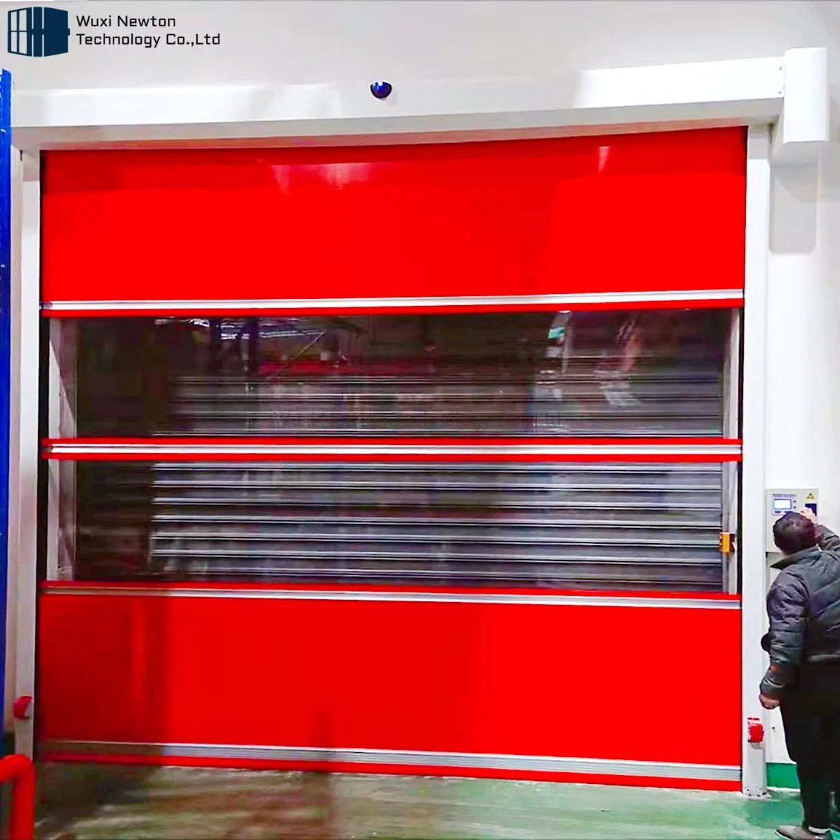 Exterior High Speed Roll up Shutter Door Industrial Insulated Automatic PVC Sheet Roller Shutters Doors