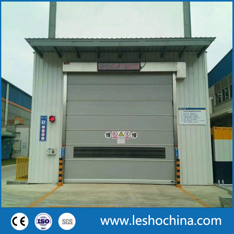 Industrial Electric PVC Fabric Soft High Speed Roll up for Vinyl Doors Food or Pharmaceutical Factory