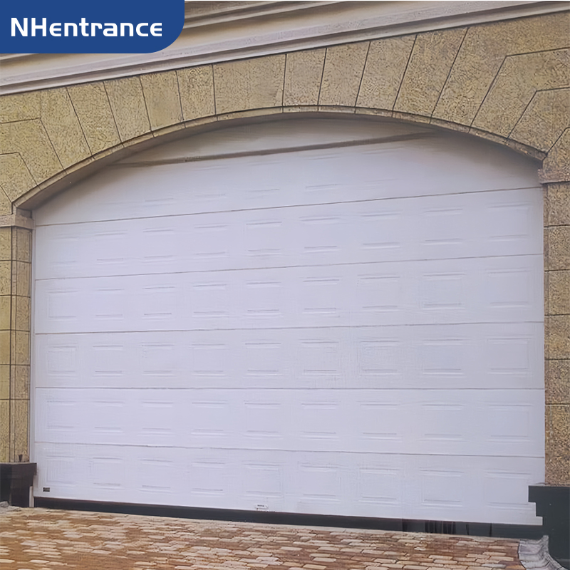 Automatic Electric Sectional Residential Garage Door with Hot Sale High Strength Design and Remote Control Garage Door