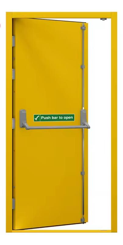 Customized Professional CE Standard 90 Minute Fireproof Door for Commercial and Industrial
