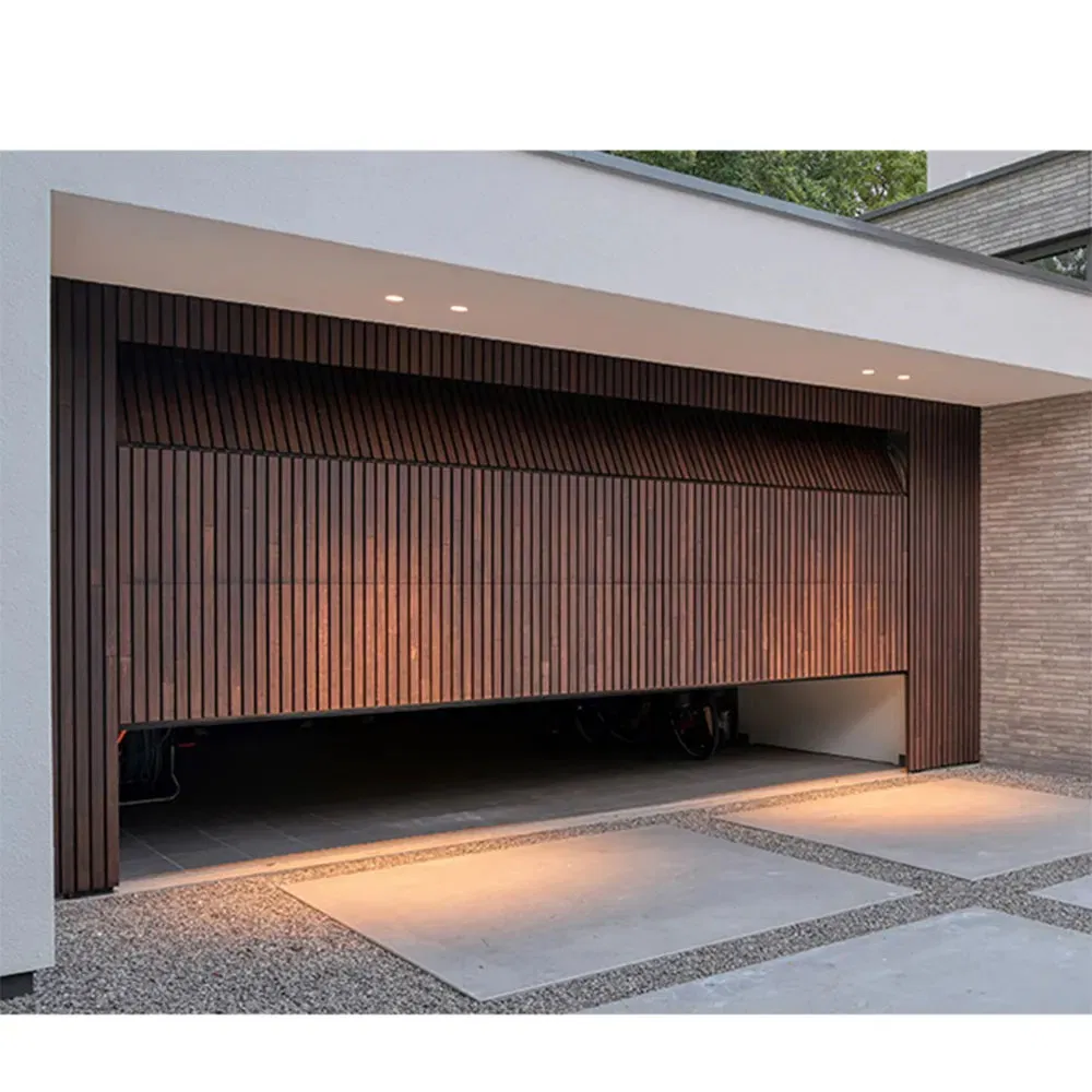 Top Sale CE Approved Modern Residential Commercial Sandwich Panel Automatic Insulated Electric Sectional Overhead Flush Steel Garage Doors