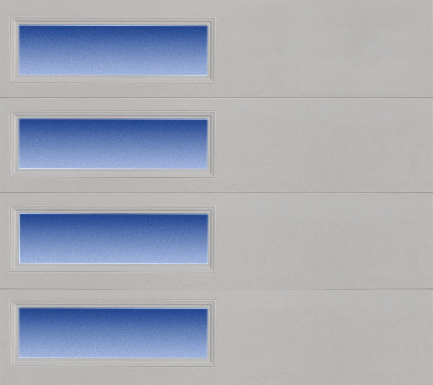 Mosaic Garage Door Windows Flush Panel Factory Wholesale Sectional Overhead Garage Doors with Side Windows