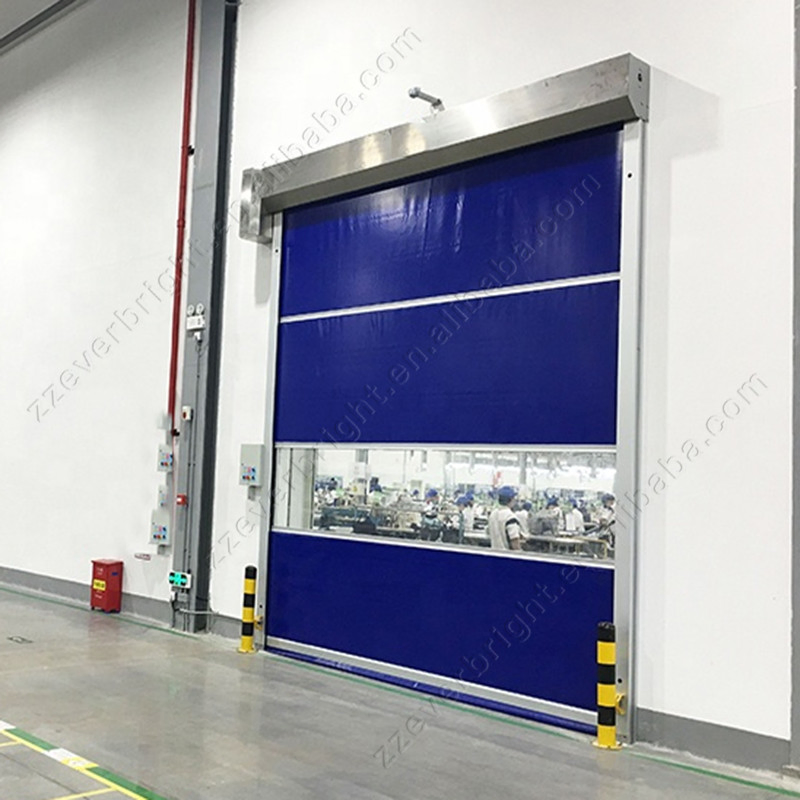 New Style PVC Fabric High Speed Garage Door Roll up Sheet Industrial Door