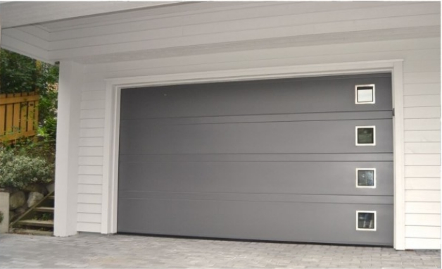 Premium Electric Flat Garage Doors with Flip Design for Villas
