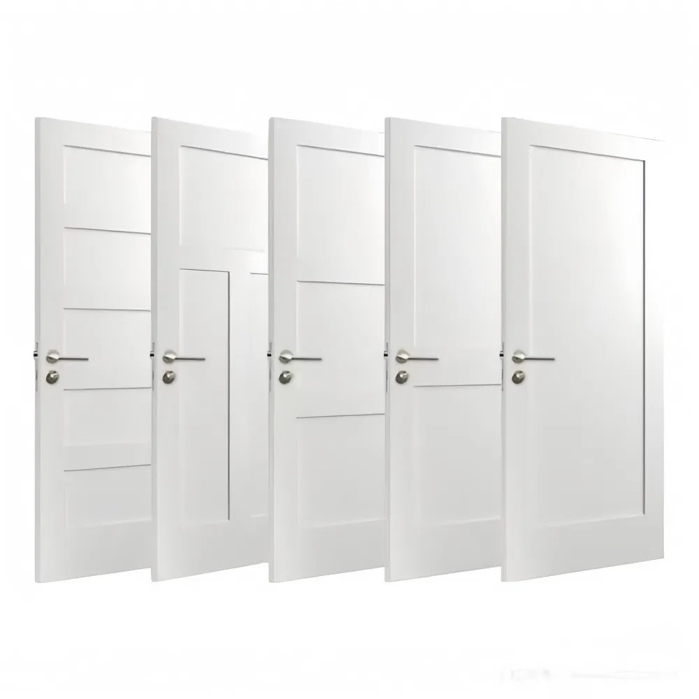 Interior Room Door Solid Wood Doors Turkish Fire Rated Security Wooden WPC PVC MDF Plywood Bedroom Soundproof Main Front Entrance House Door Puerta Interior