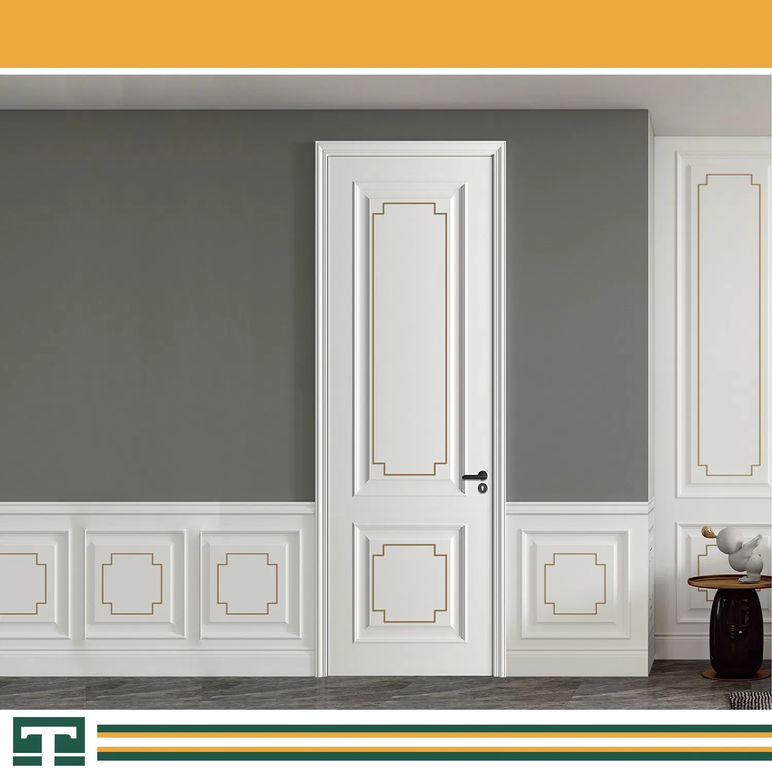 Wholesale Solid Wood Door Interior Wooden WPC Room Composite Entrance House Exterior Main Room Pivot House Fireproof Home Real Fire Rated Top 10 Door Price