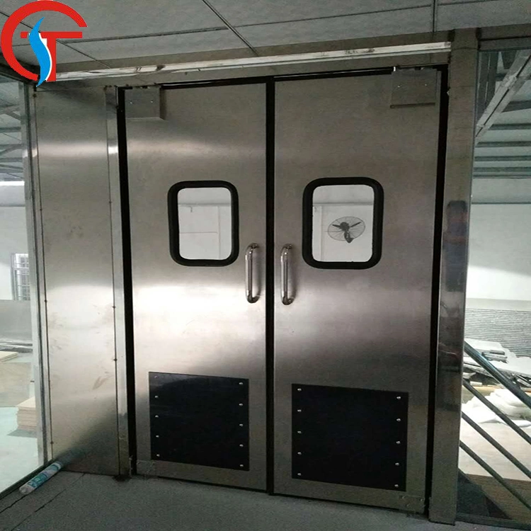 High Elasticity Restaurant Swinging Door Hinges Commercial Medium Duty Impact Traffic Door