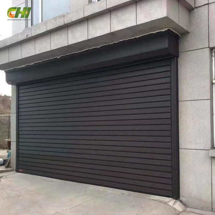 Vinyl PVC 16 Foot Grage Overhead Roll up Door Curtain Motor 110 3mm Vertical Roller Door Automatic Motor Rolling Door