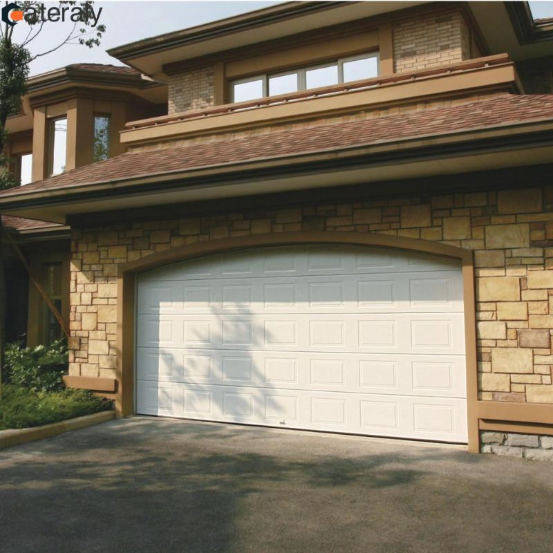 Cateraly Factory Wholesale Heavy-Duty Popular Garage Door Styles Sectional Garage Overhead Doors for Premium Windproof Performance Residential Garage Door