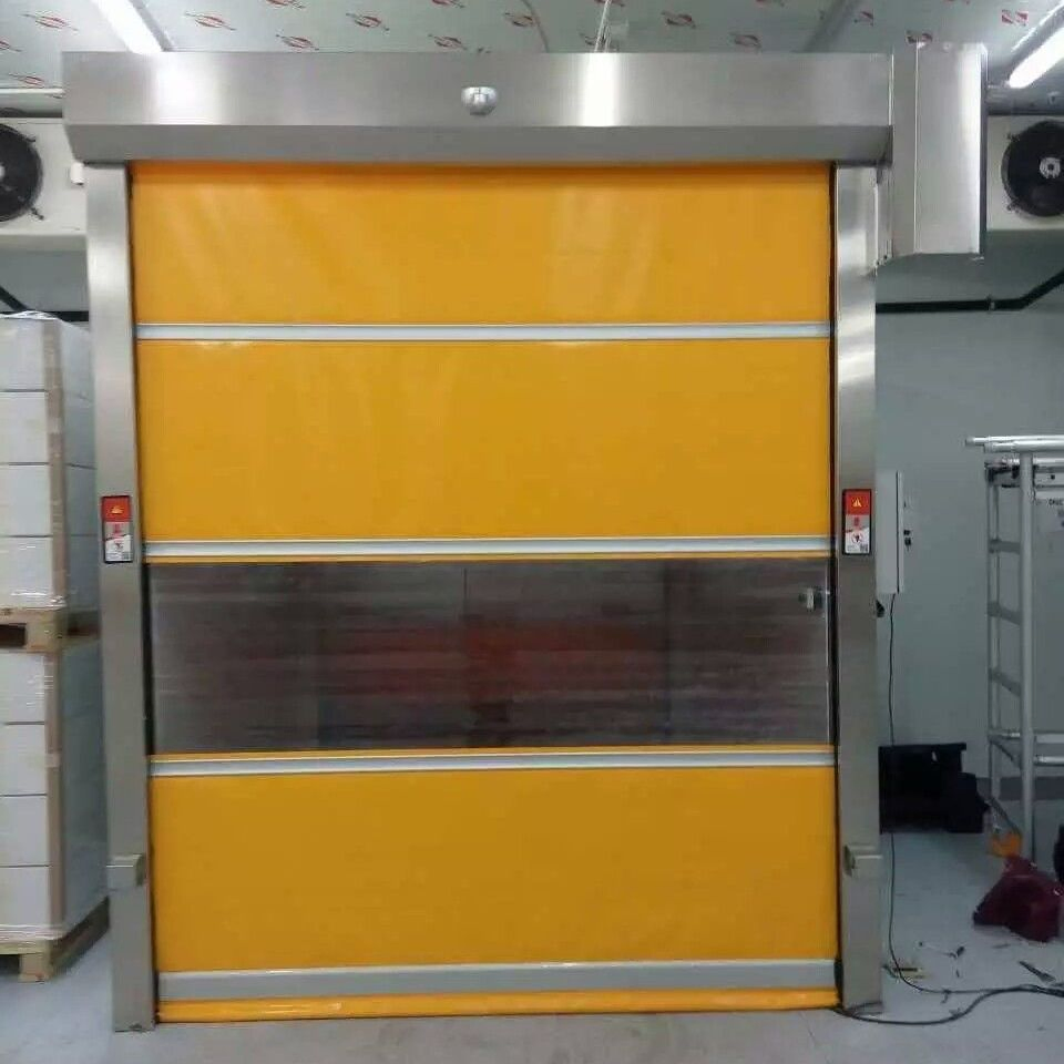 Durable Industrial PVC High Speed Rolling Shutter Doors for Warehouses