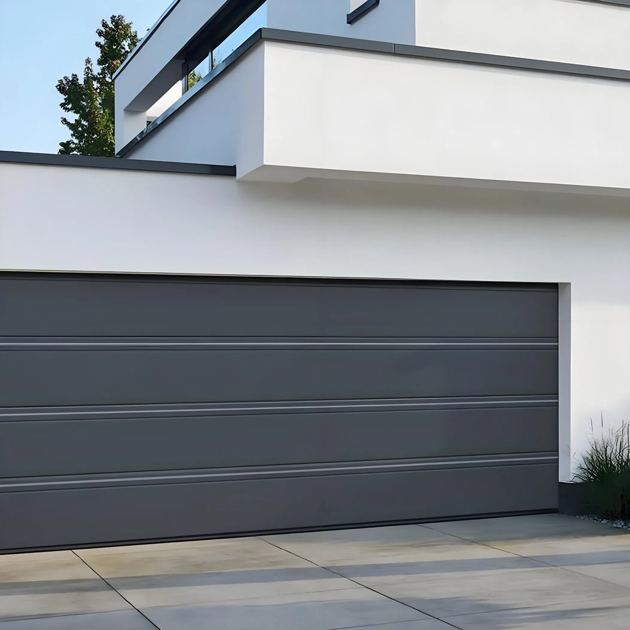 Heavy Duty Electric Overhead Garage Doors with Insulated Thermal Features Low Price Garage Doors Factory Wholesale Garage Gate Door Sectional Garage Door
