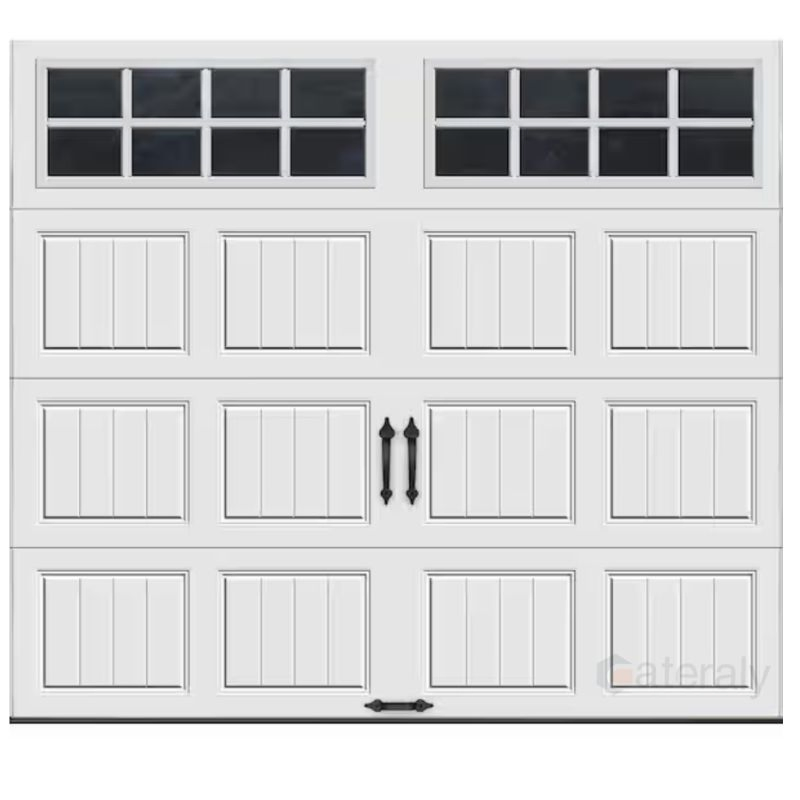Factory Wholesale Automatic Garage Door Classical Modern Bridgeport with Motor with Pedestrian Door Sectional Overhead Garage Door Residential Garage Door