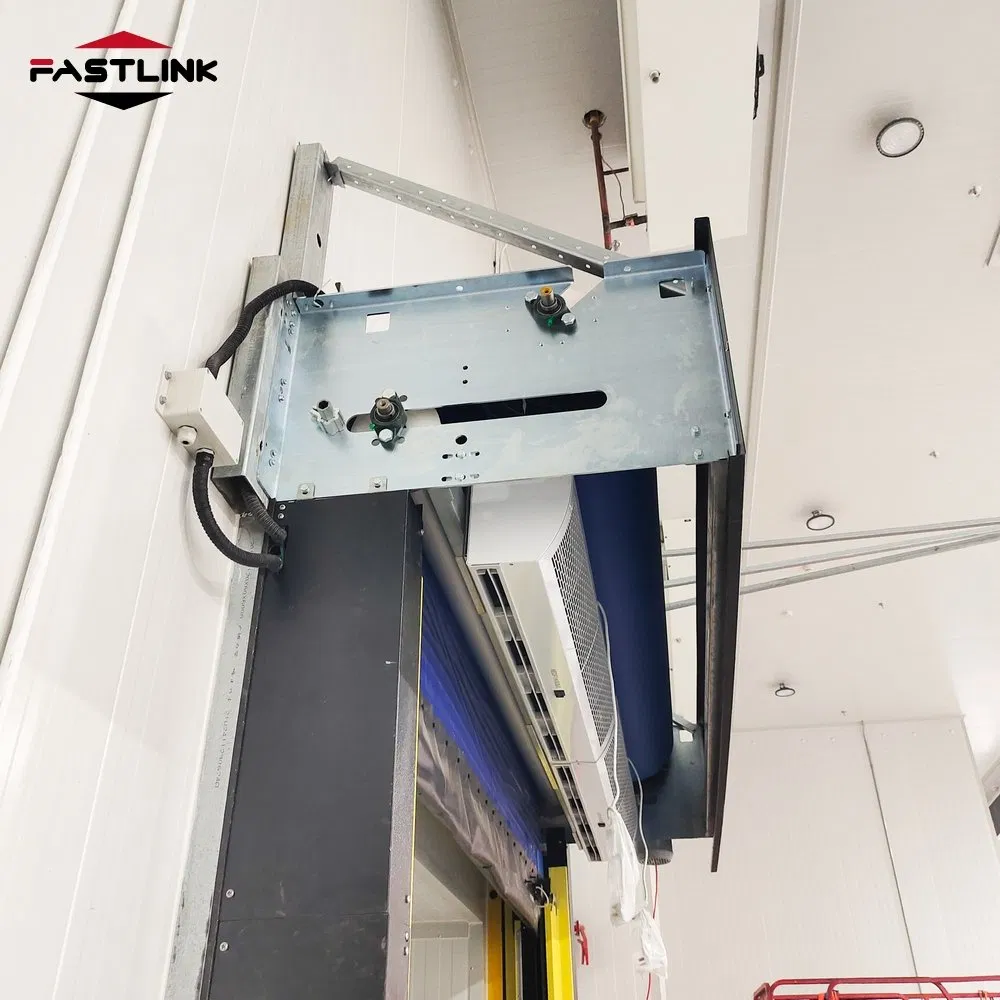 Fastlink After Sales Guarantee Factory Industrial Waterproof Electric PVC Polymer Cold Room High Speed Rolling Shutter Doors