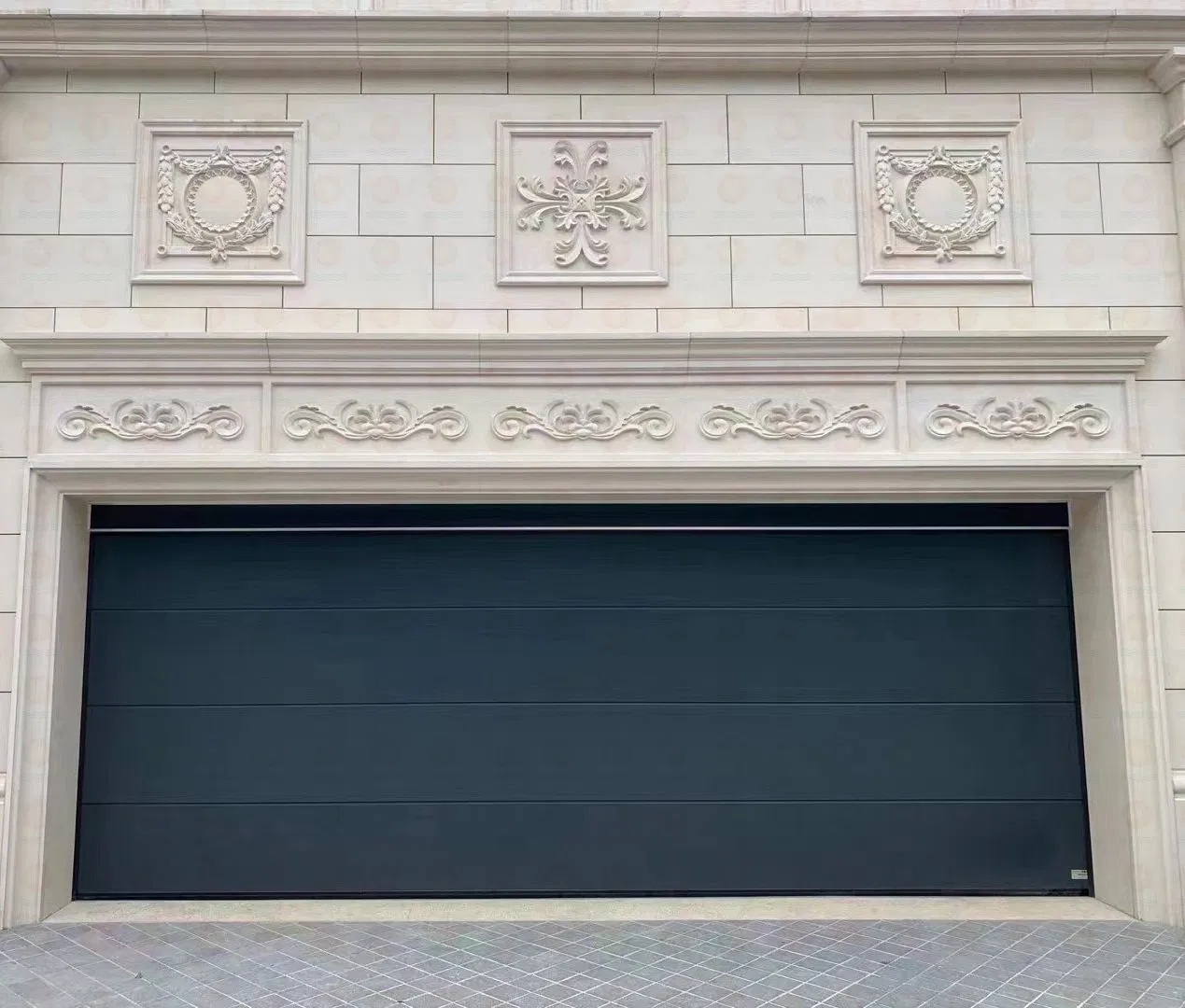 Remote Control Garage Door with Safety Obstacle Stop Protection Device