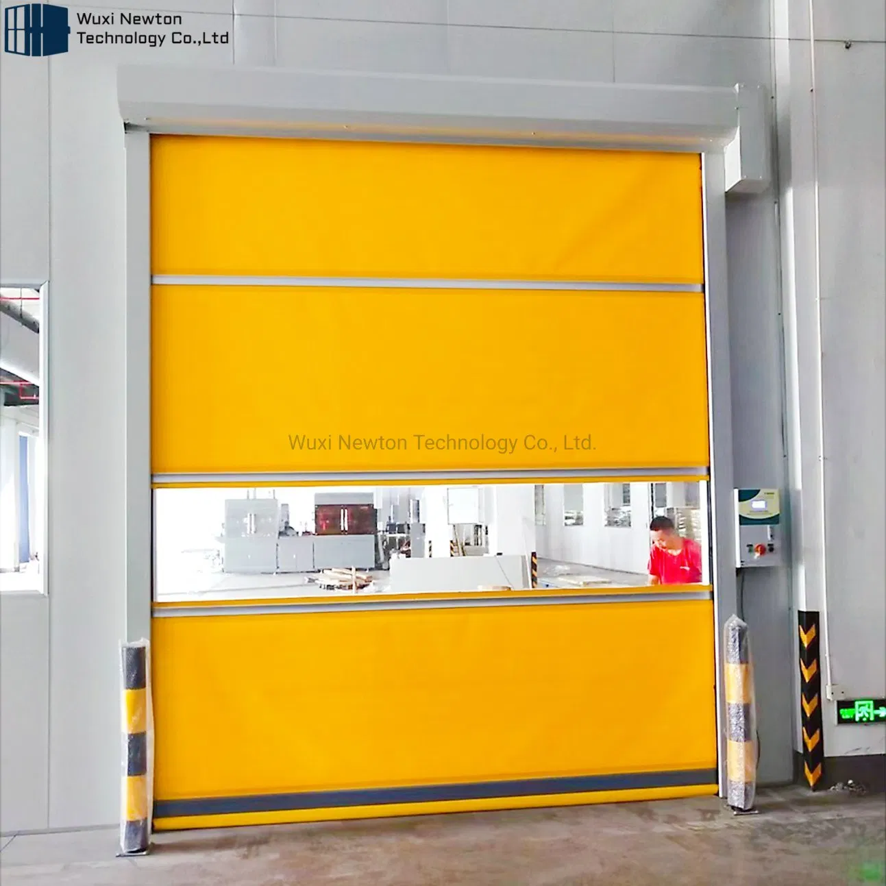Fast Clean Room Industrial High Speed Roll up Sheet Shutter Door