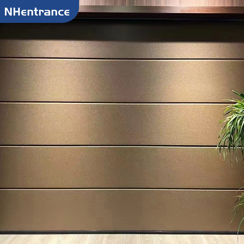 Automatic Electric Sectional Residential Garage Door with Hot Sale High Strength Design and Remote Control Garage Door