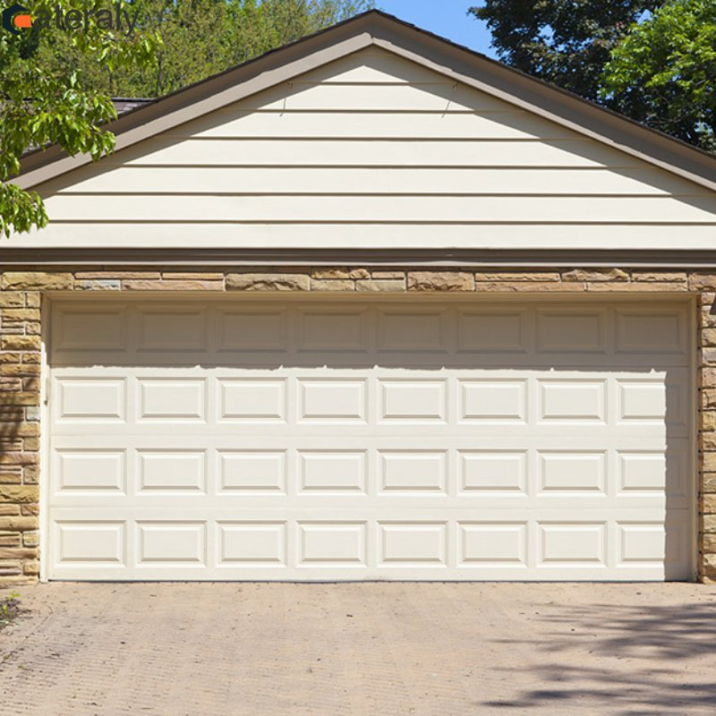 Factory Wholesale Customizable Overhead Garage Doors with Heavy-Duty Performance Traits Automatic Door Sectional Garage Door Sandwich Panel