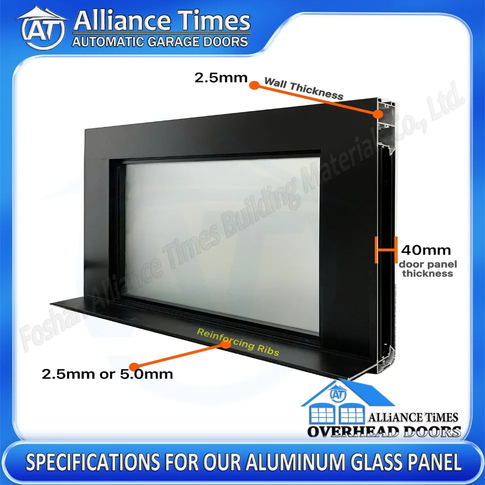 Aluminum Glass Garage Door