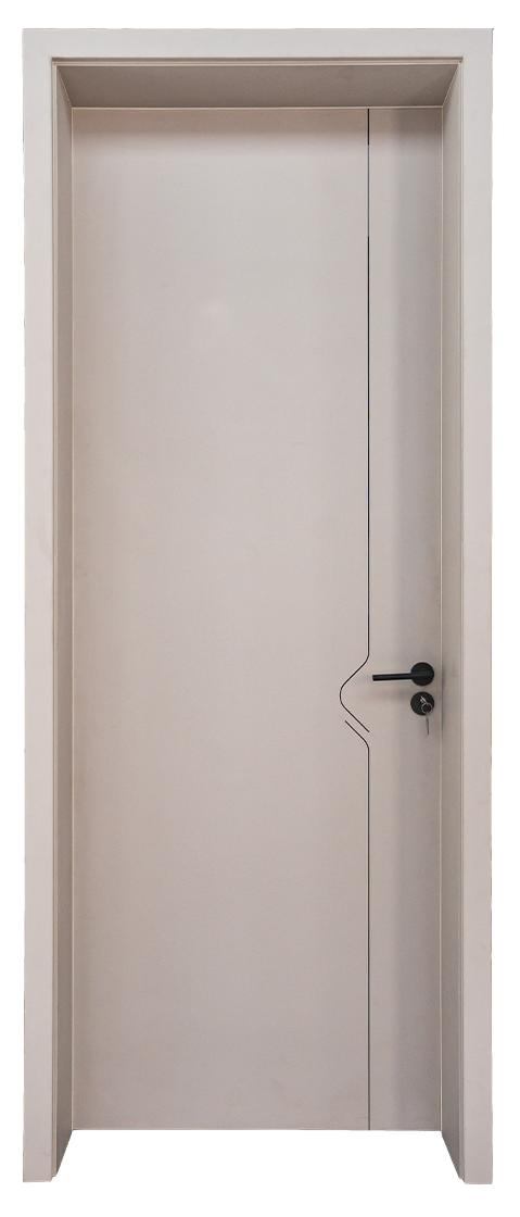 Wholesale Wooden/PVC/MDF Interior Doors - WPC OEM Custom Security Wood Entrance Fire Rated Bedroom Solid Main Exterior Plain Office Timber Hotel Luxury Door