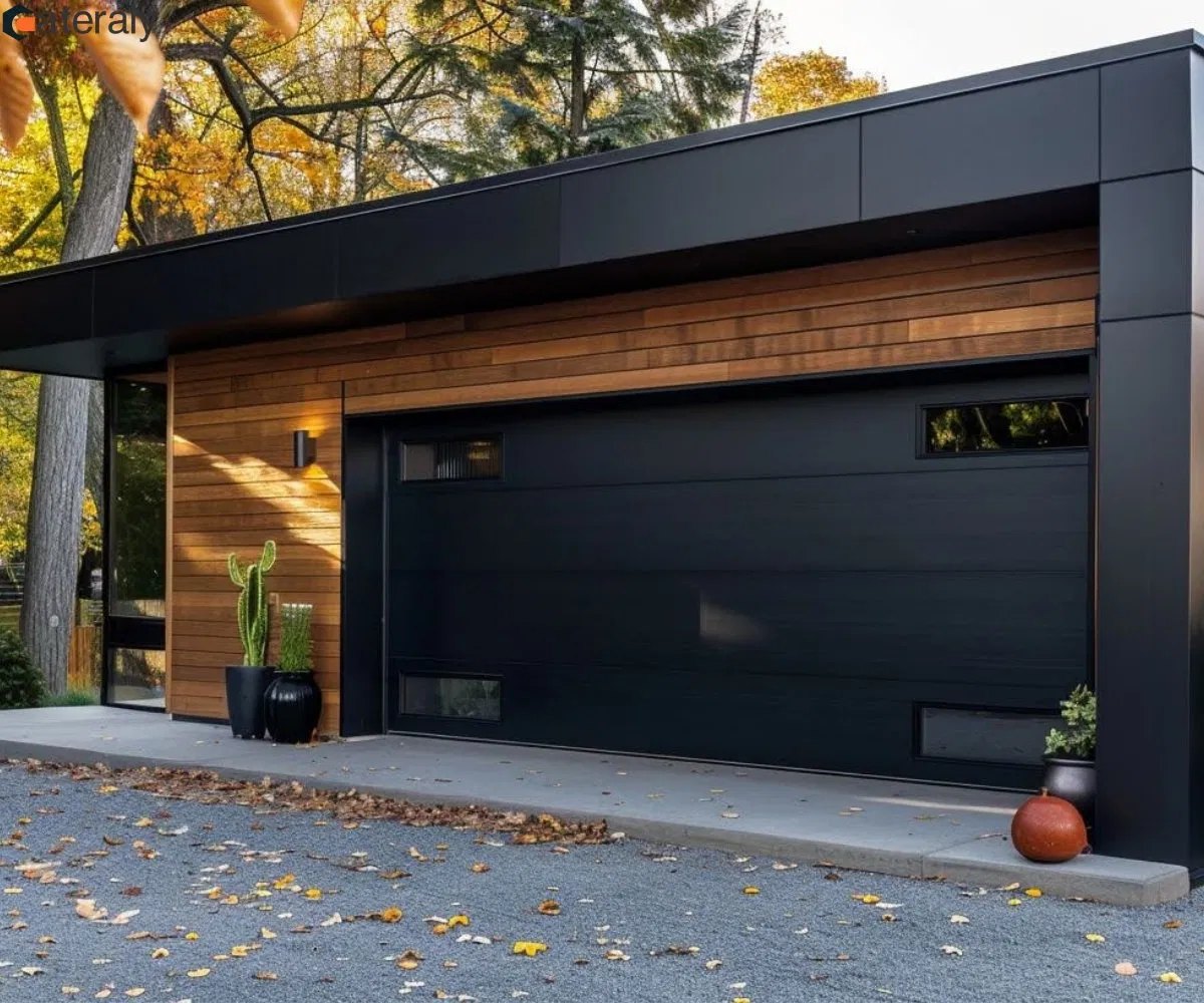 Cateraly Factory Wholesale Heavy-Duty Popular Garage Door Styles Sectional Garage Overhead Doors for Premium Windproof Performance Residential Garage Door