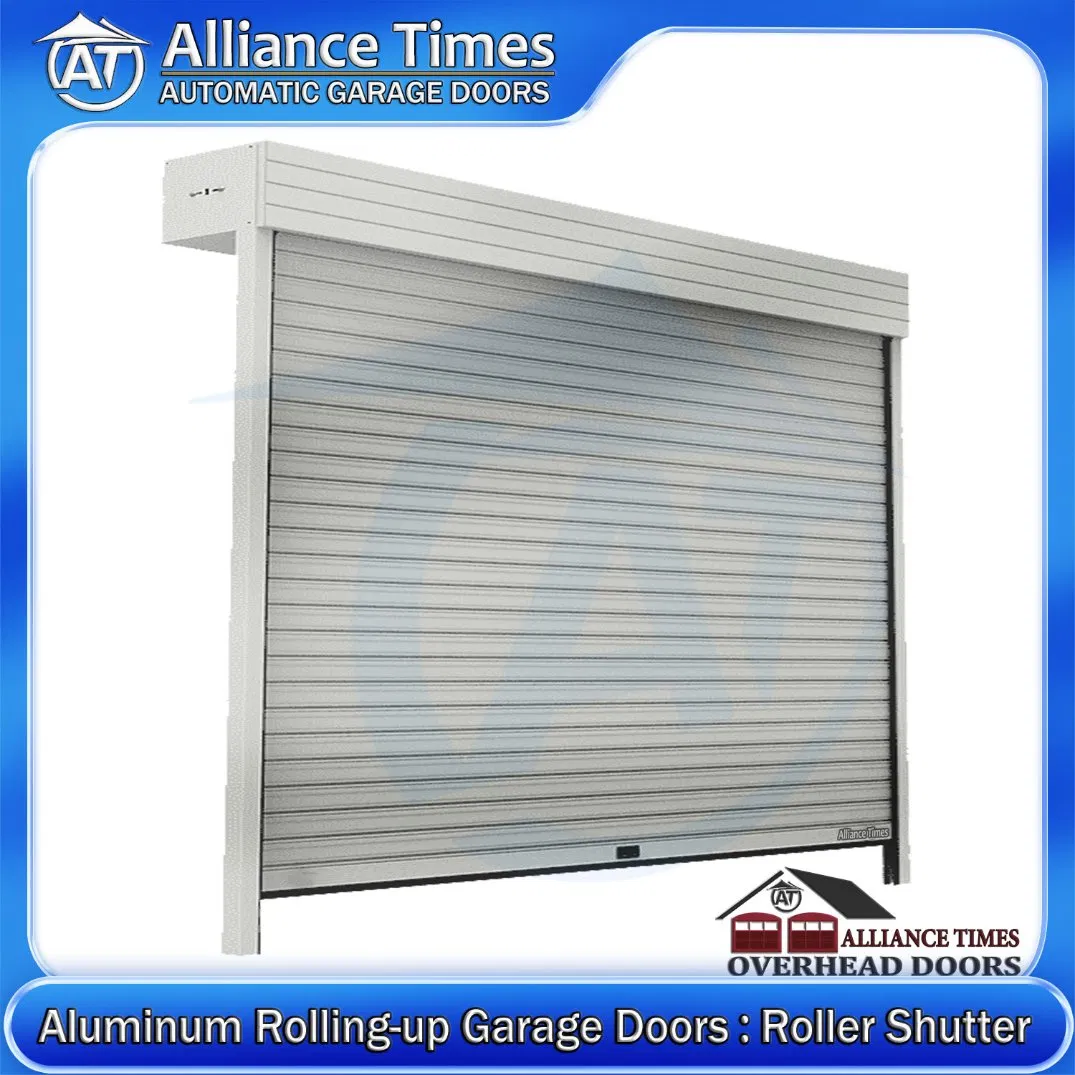 Remote Control Aluminum Rolling Shutter Door with Battery Backup System