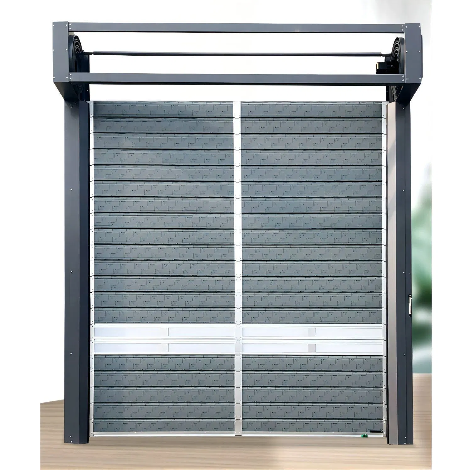 Fast Aluminum Hard Metal Steel Sliding Overhead Insulated Dust Proof High Speed Rolling up Cool Room Dock Security Garage Door
