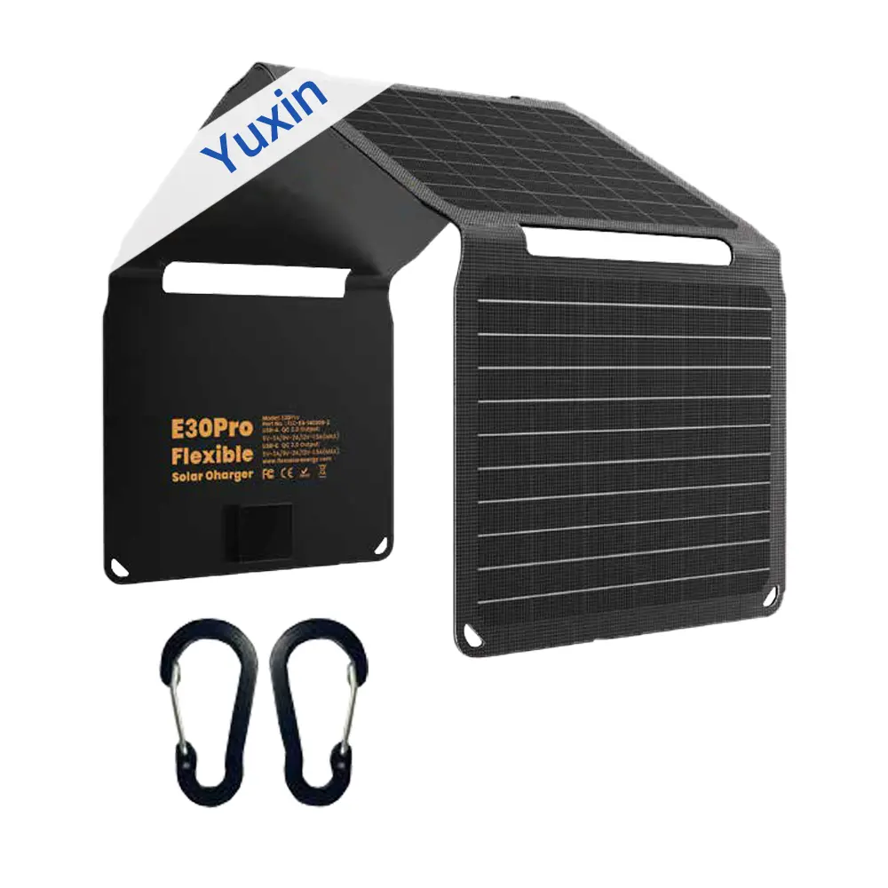 Portable Solar Charger with 24% High Energy Conversion Efficiency Monocrystalline Silicon Cells