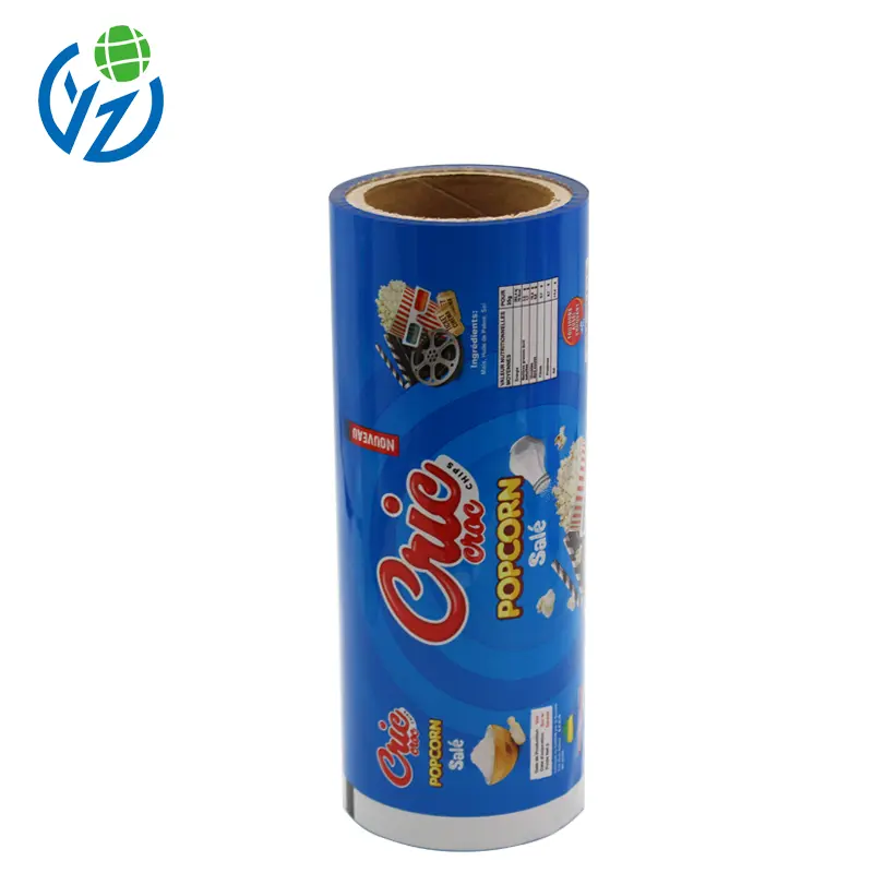 Custom Snack Wrapper Plastic Food Packaging Film Roll