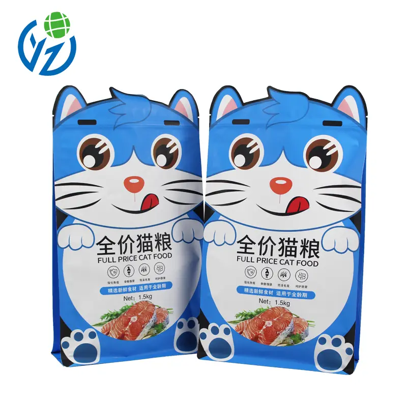 Custom Flat Bottom Pet Food Packaging Pouch with Zipper - China Suppliers & Factory Direct Quality
