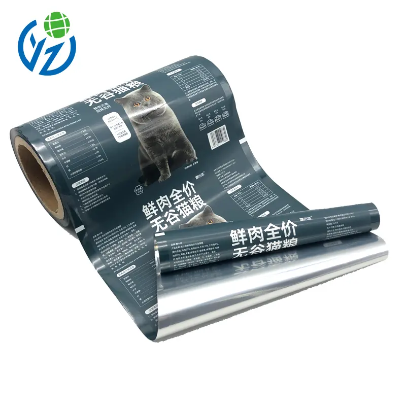 Custom Plastic Packaging Film for Pet Food Brands