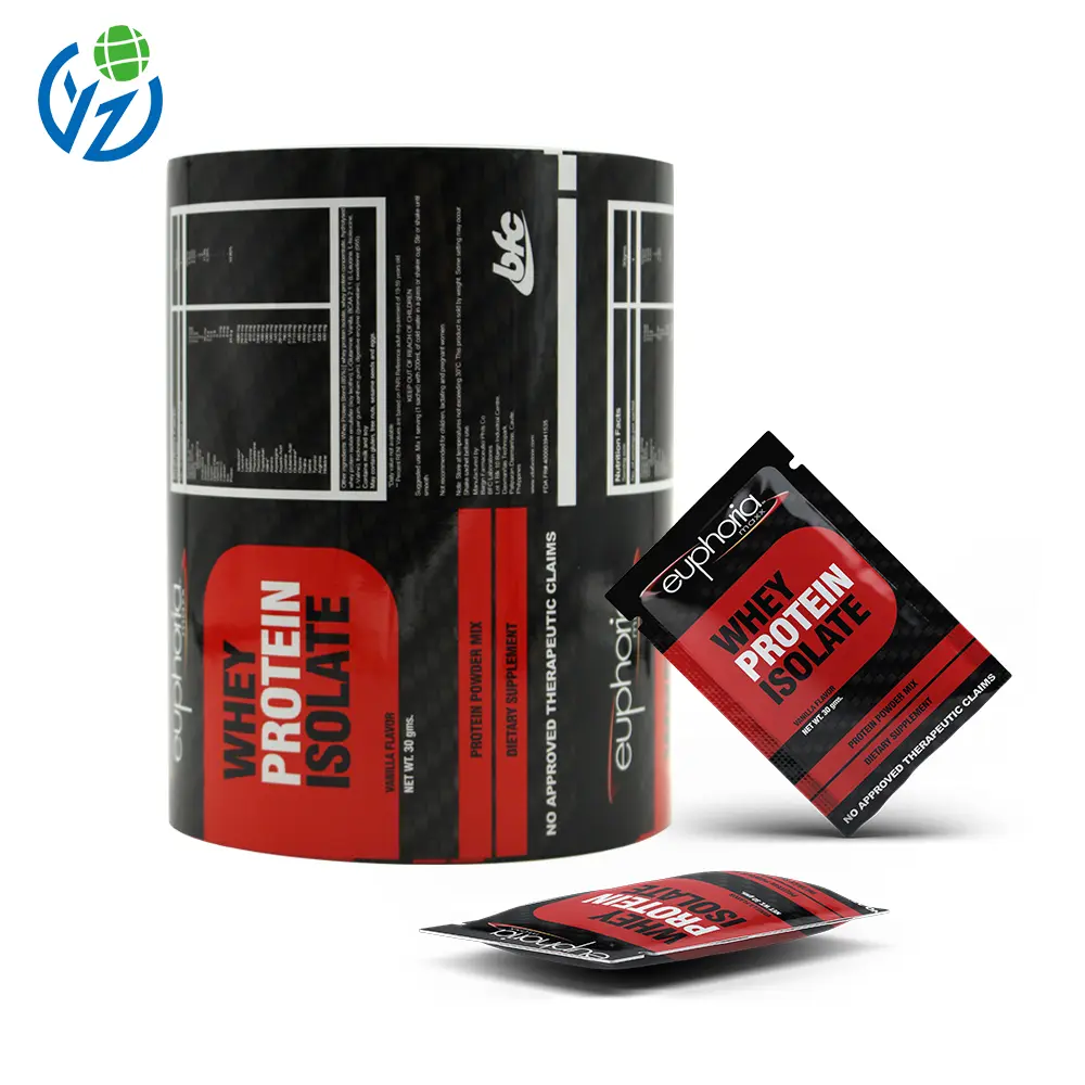 OEM Reliable Customized Plastic Protein Powder Packaging Roll Film Supplier, Suppliers