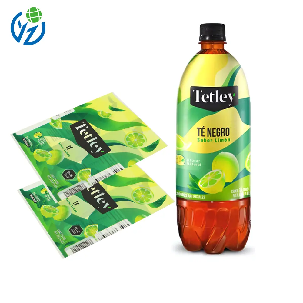 Custom Printed Food Grade Plastic PVC Shrink Film For Bottle