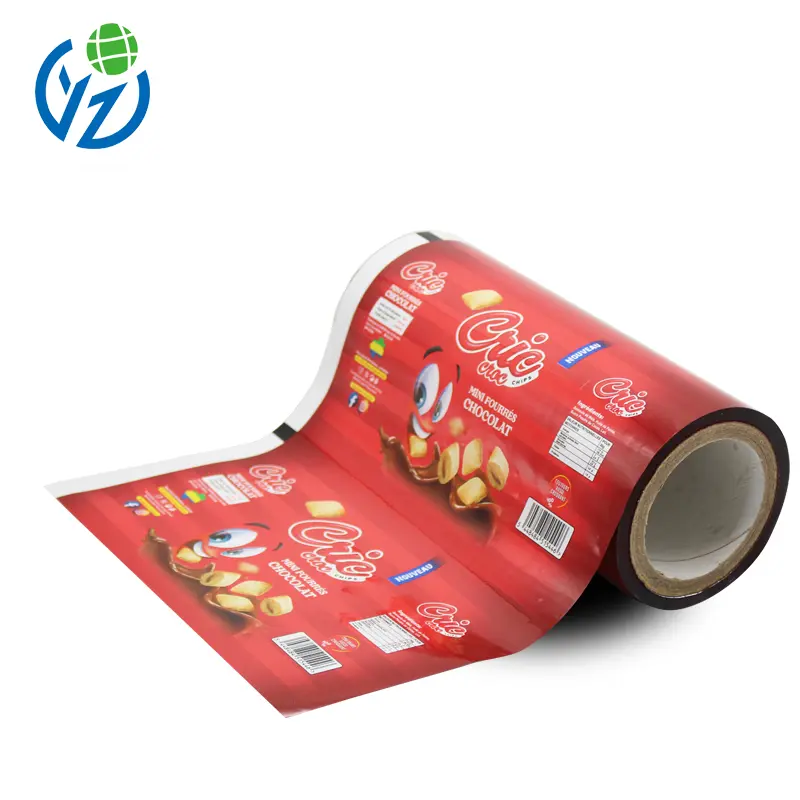 Custom Puffed Snack Packaging Roll Film