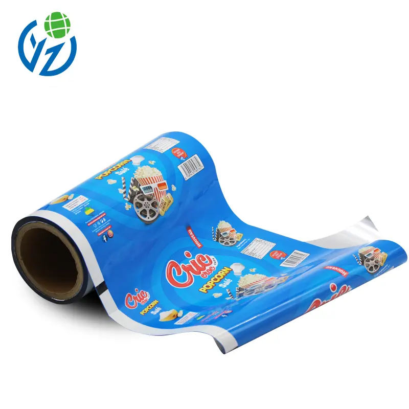 Custom Snack Wrapper Plastic Food Packaging Film Roll