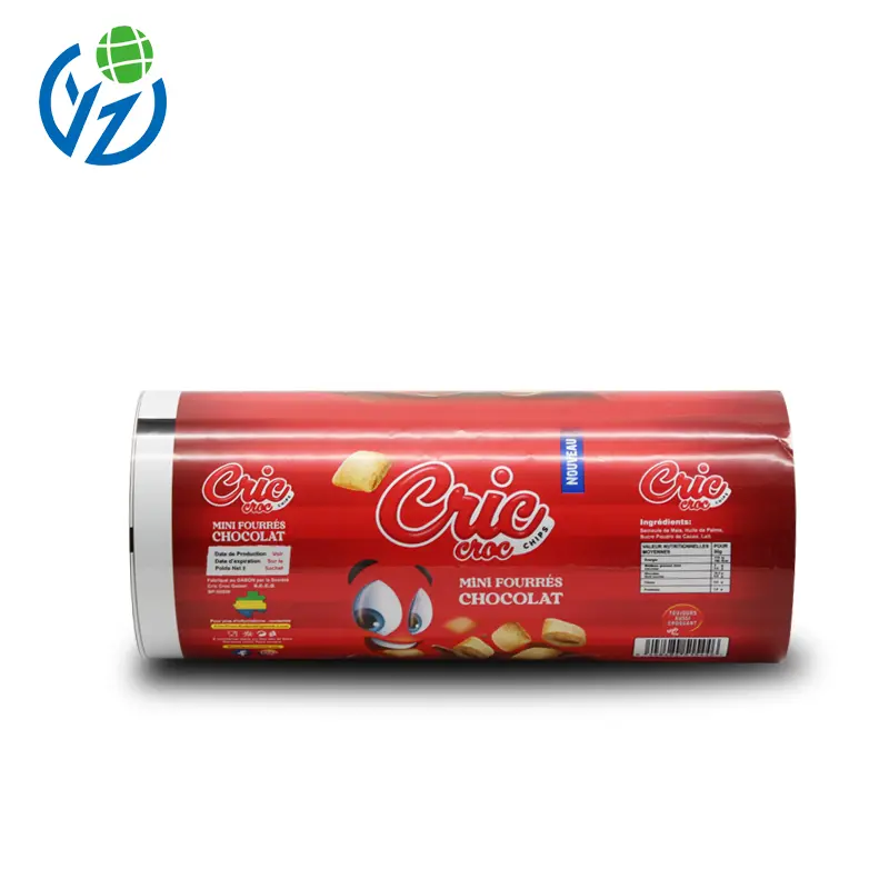 Custom Puffed Snack Packaging Roll Film