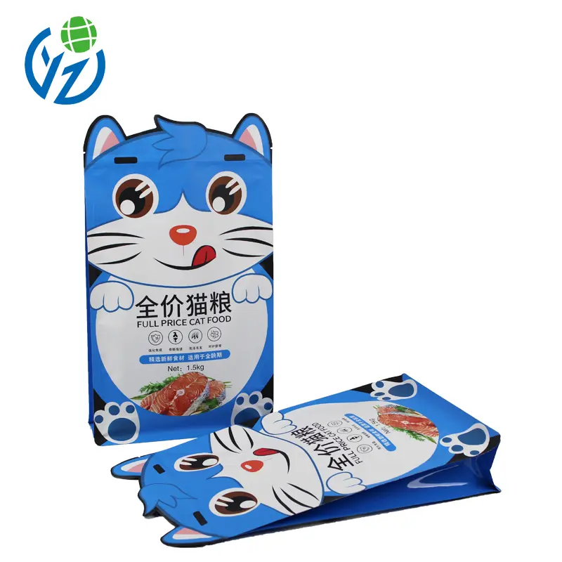 Custom Flat Bottom Pet Food Packaging Pouch with Zipper - China Suppliers & Factory Direct Quality