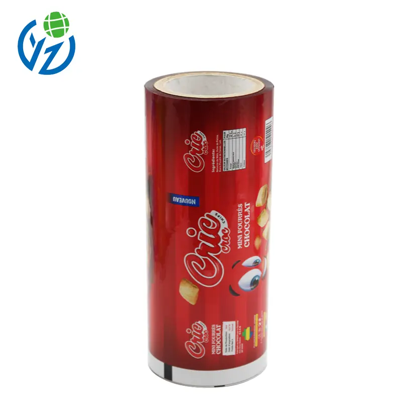 Custom Puffed Snack Packaging Roll Film