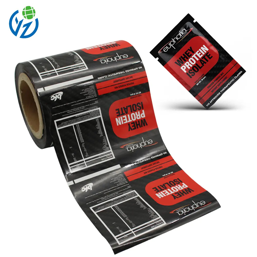 OEM Reliable Customized Plastic Protein Powder Packaging Roll Film Supplier, Suppliers