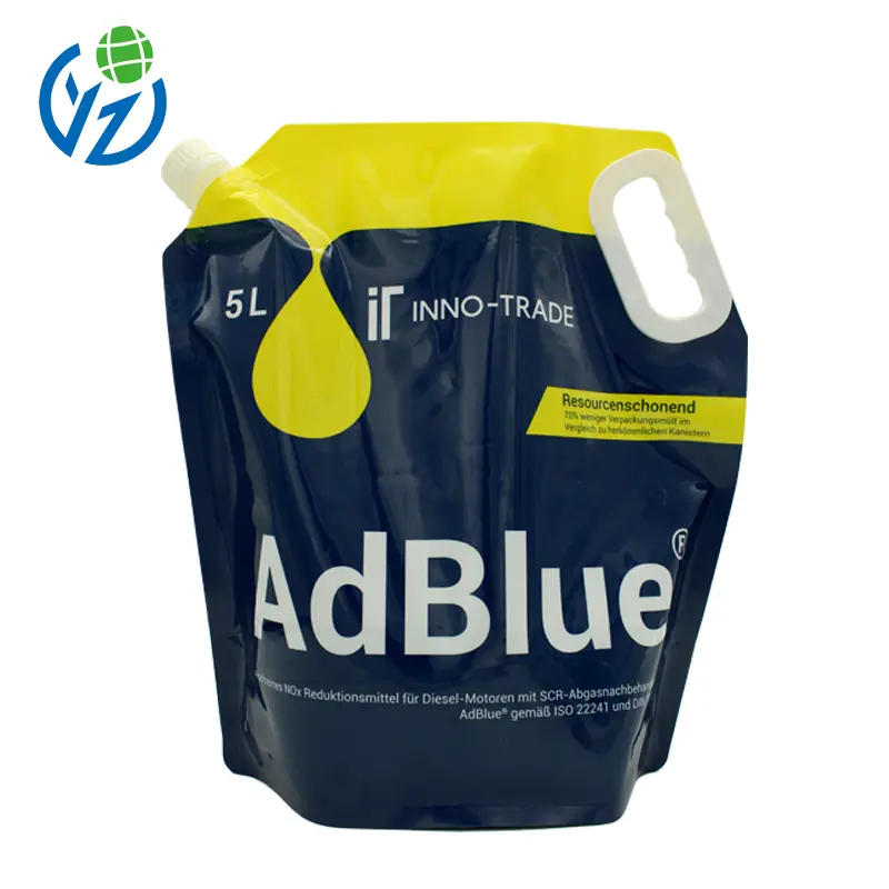 No-Leaking 5L Liquid Packaging Bag Colorful Design Doypack with Spout