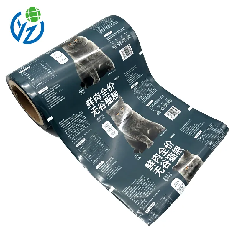 Custom Plastic Packaging Film for Pet Food Brands