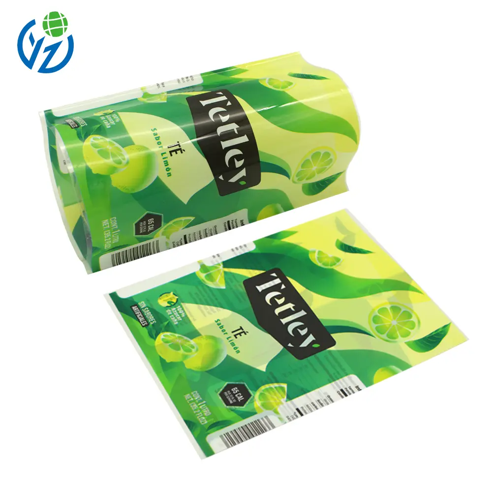 Custom Printed Food Grade Plastic PVC Shrink Film For Bottle